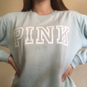 Mint/teal blue VS Pink sweatshirt
